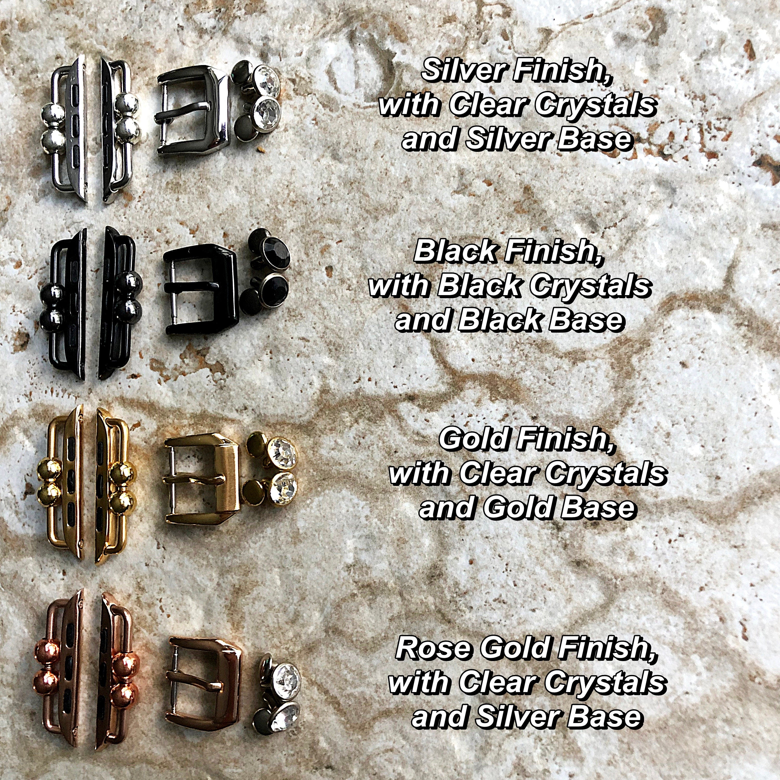 Apple New Vintage Style White Fashion Leather Band Strap Wrap with Crystals for iWatch All Series 38mm 40mm 41mm 42mm 44mm 45mm 49mm